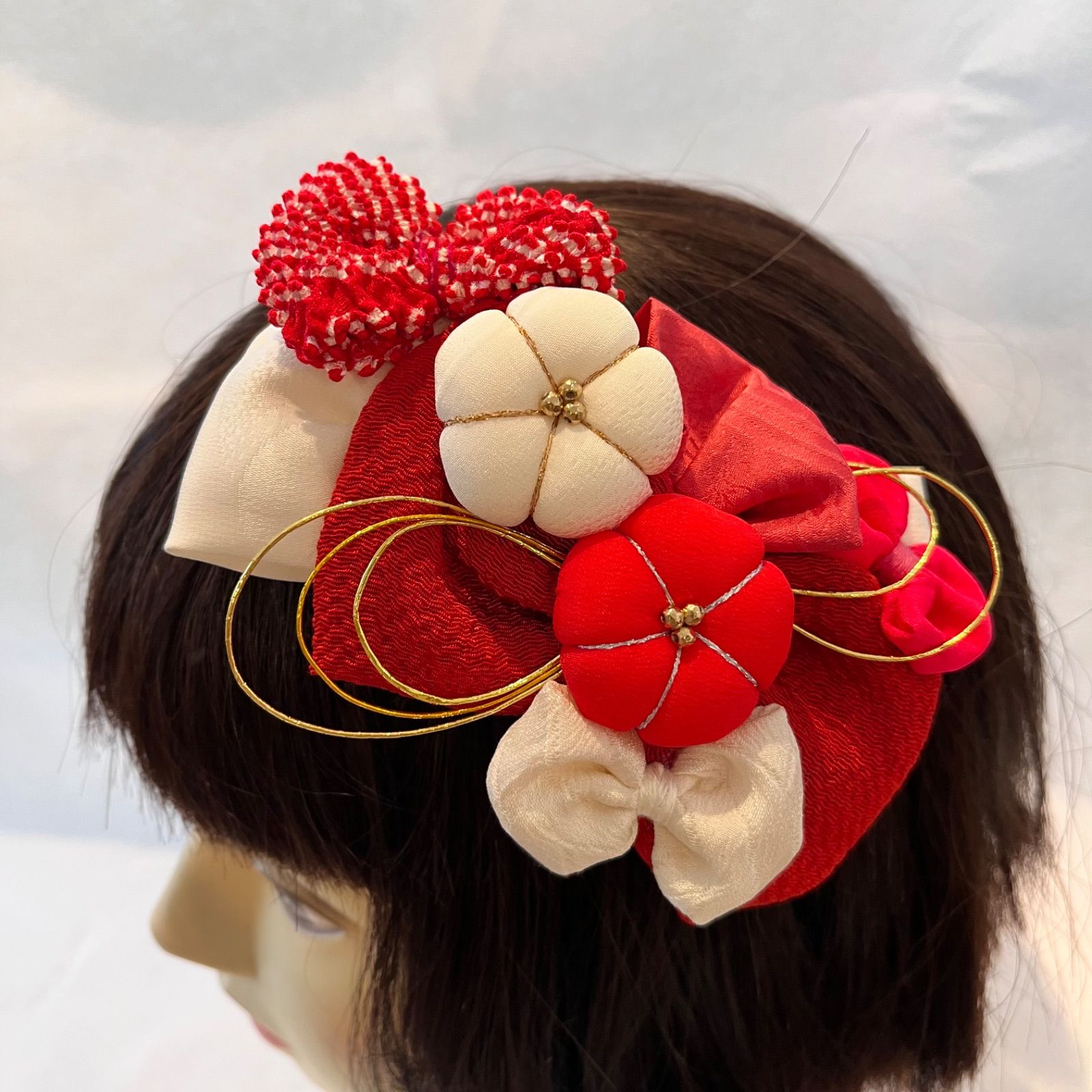 七五三 ヘッドドレス 着物リメイク 一期一会① - メルカリ