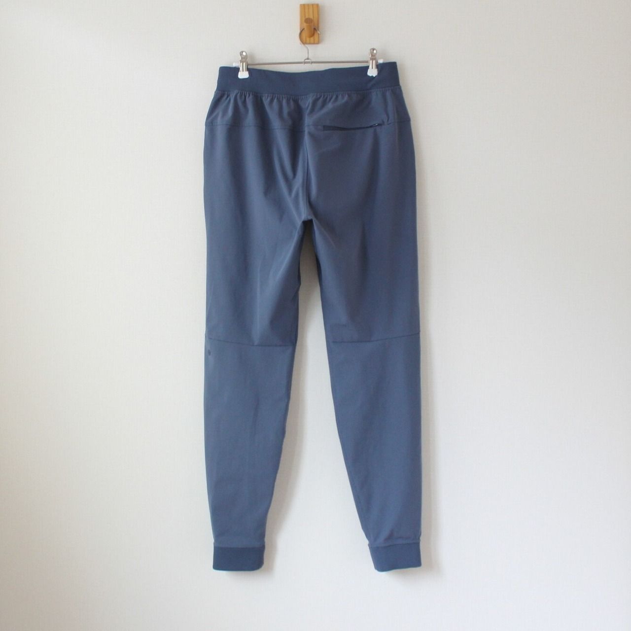 lululemon ルルレモン ストレッチ ジョガーパンツ 裾リブ ブルー系 S-M
