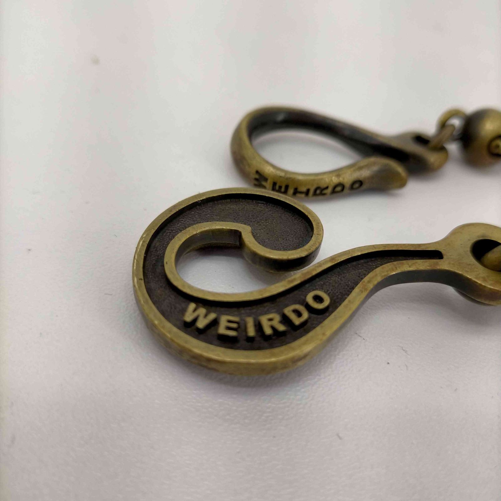 ウィアード WEIRDO GEAR HEAD WALLET CHAIN 8ボール 真鍮