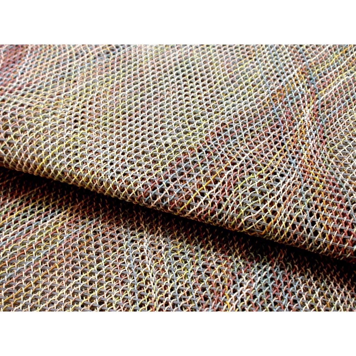 夏名古屋帯 羅織 全通柄 - メルカリ 