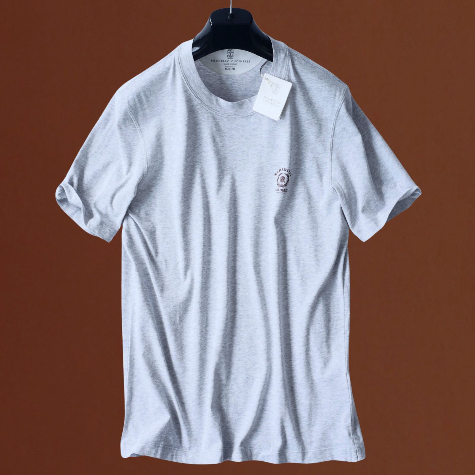 dr484○BRUNELLO CUCINELLI○ブルネロクチネリ○上質な素材感○クルー 