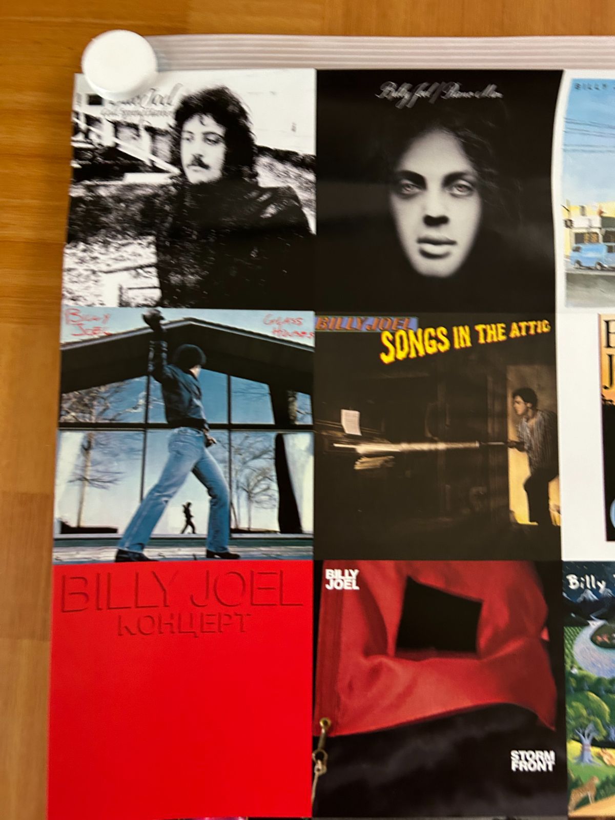 ビリー・ジョエル　非売品　販促用　ポスター BILLY JOEL ビリー・ジョエル BILLY JOEL / 12 Gardens Live 2006年