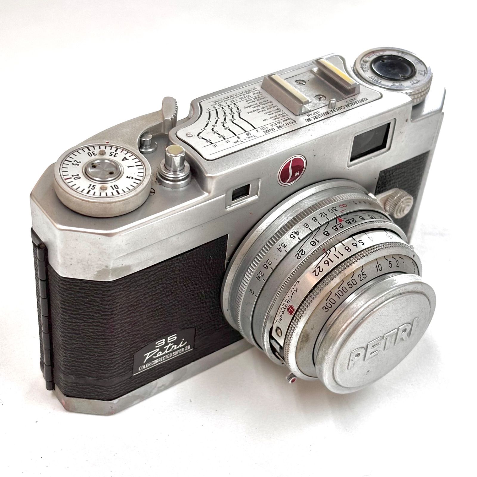 栗林写真機械製作所 Petri Super ペトリスーパー 蛇腹 動作確認 美品 Yahoo!オークション -「栗林」(フィルムカメラ) (カメラ、光学