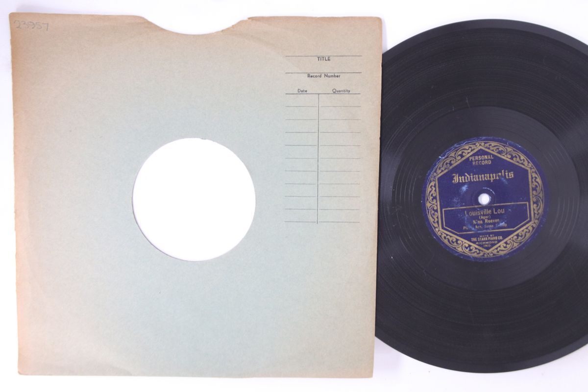 米78RPM/SP Nina Reeves Louisville Lou / Indiana Avenue Blues 11556 PERSONAL /00500 米78RPM/SP Nina Reeves Louisville Lou / Indiana Avenue Blues