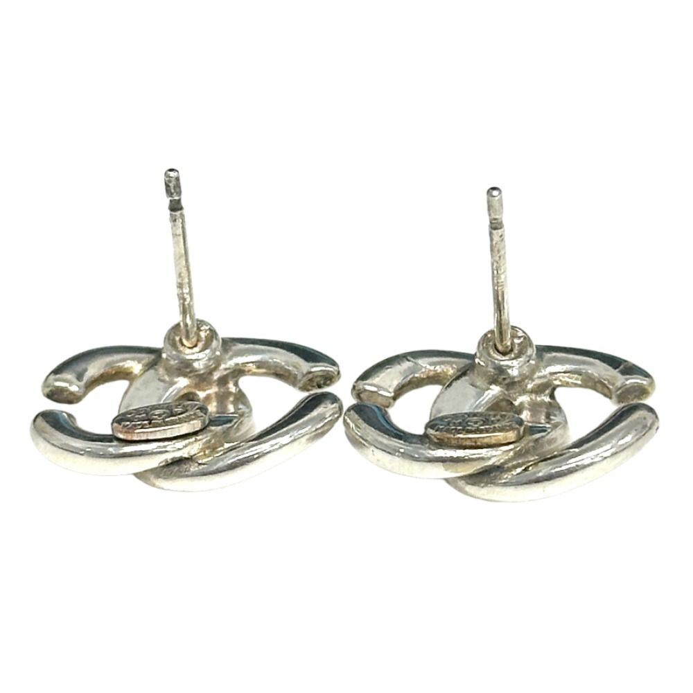 USED/中古]CHANEL シャネル ピアス ココマーク シルバー 01P B（目立っ  