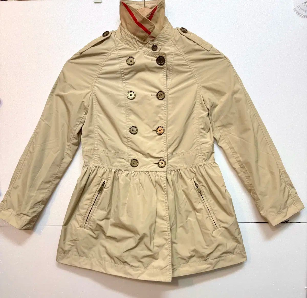 BURBERRY バーバリー 女子児童 トレンチ コート 10Y 140