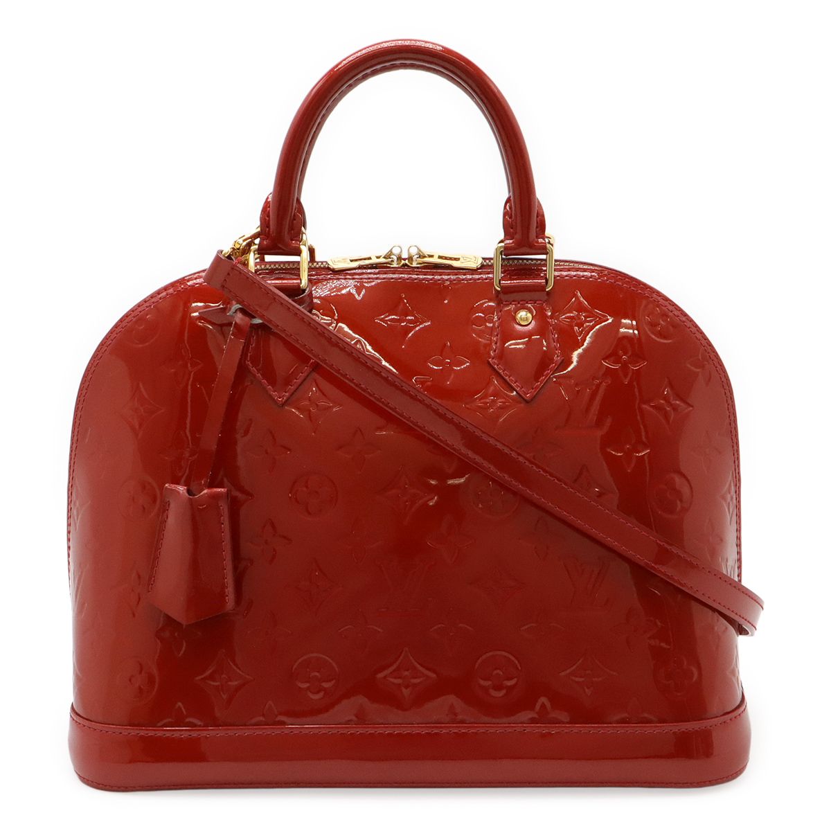LOUIS VUITTON ルイ ヴィトン モノグラムヴェルニ アルマPM