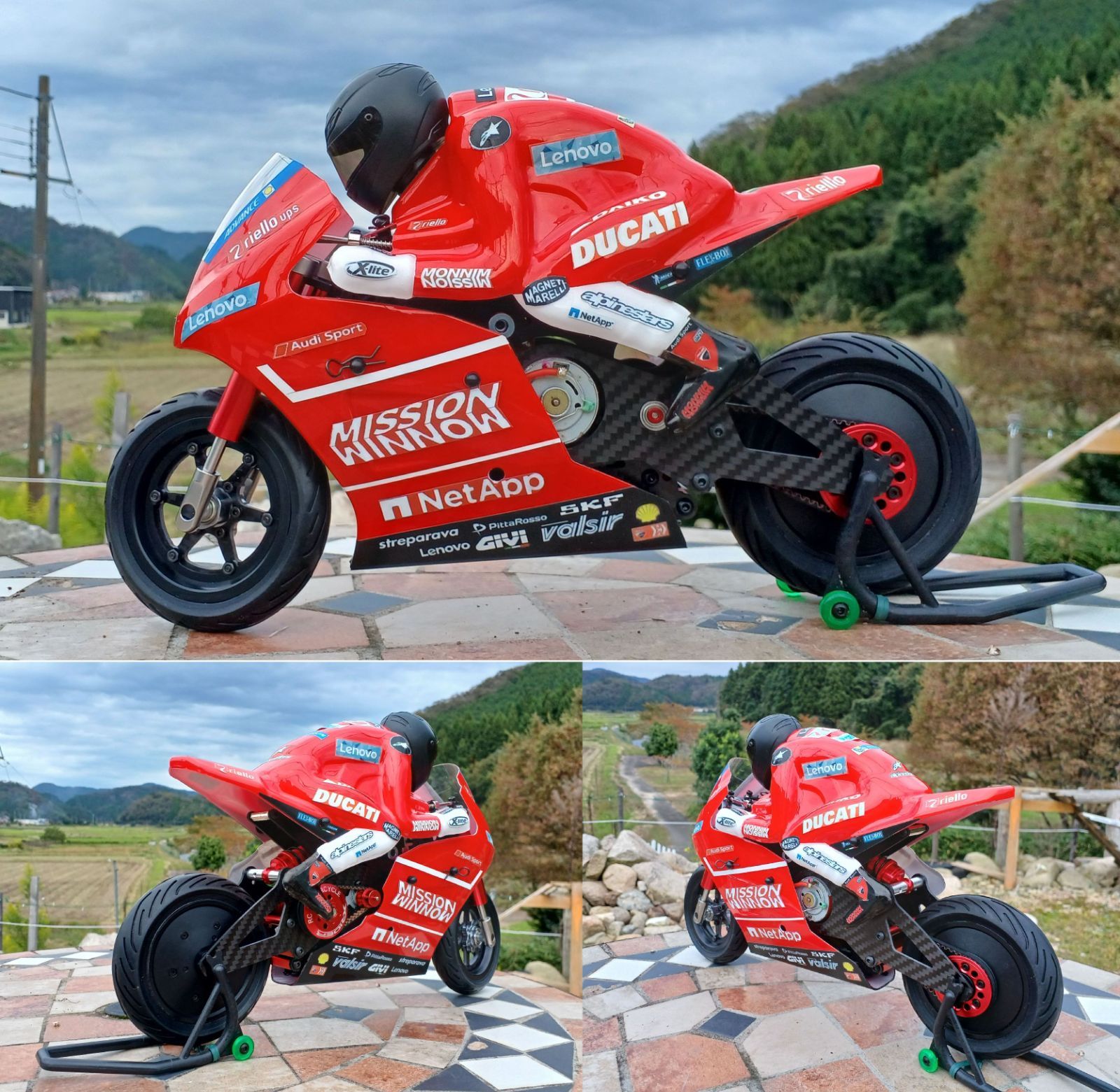 限定 特別セット XRider MARS RTR 1/8 国内発送☆強靭 カーボンシャーシ ラジコン バイク / Ducati style xrider  RC バイク レーシング - メルカリ