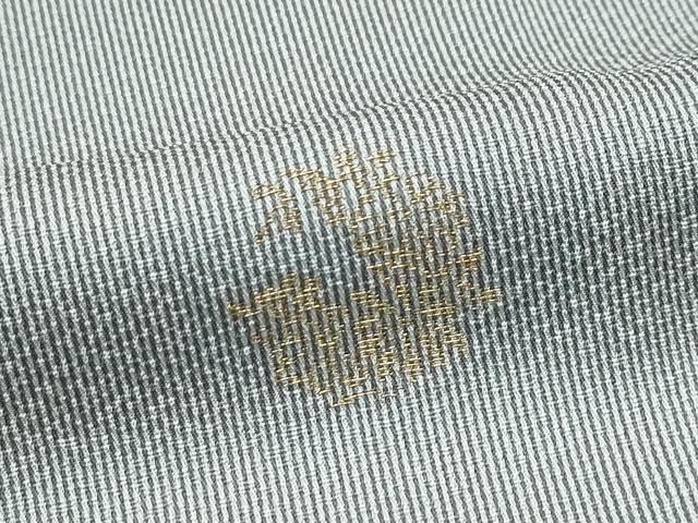 平和屋着物□極上 伝統工芸士 寺山存男 江戸小紋 毛萬筋 藍海松茶×砂色