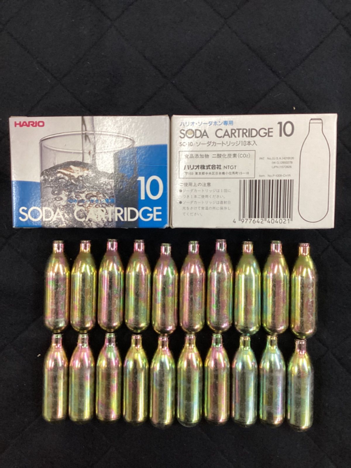 ハリオ HARIO ソーダフォン専用 ソーダカートリッジ 10本入り 2