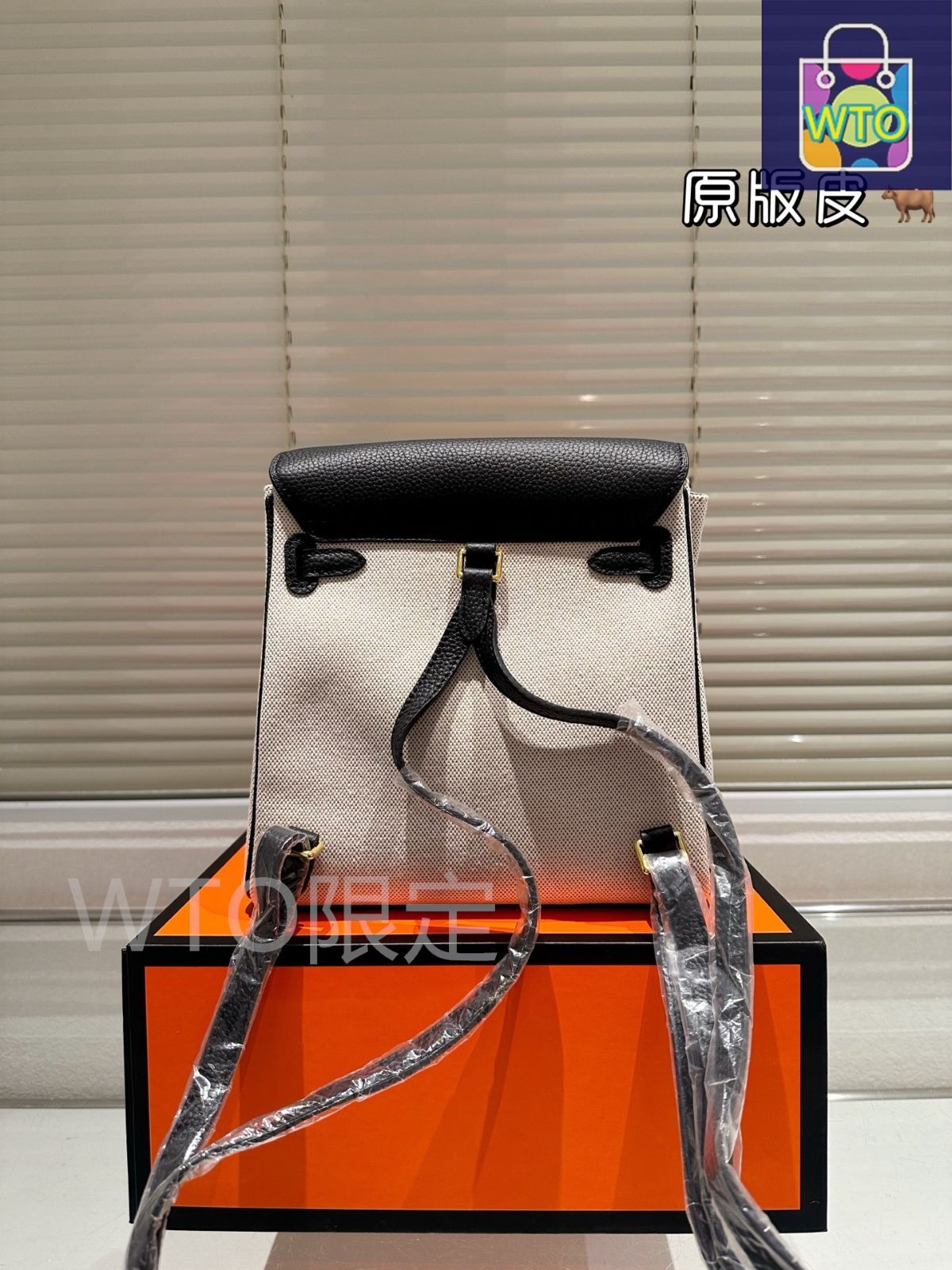 今日 Herm s Original Canvas - Cowhide Bag ～オリジナルキャンバス × 牛革バッグ～-WTO輸入2