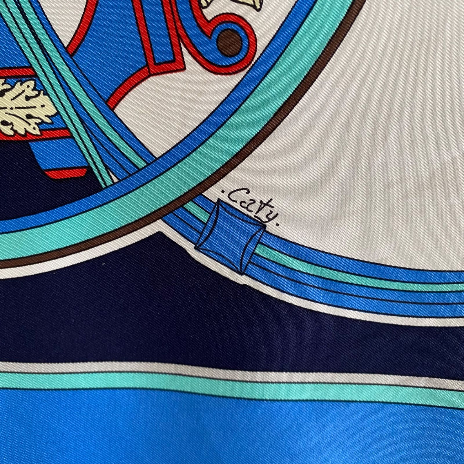 HERMES エルメス カレ90 スカーフ WASHINGTON'S CARRIAGE