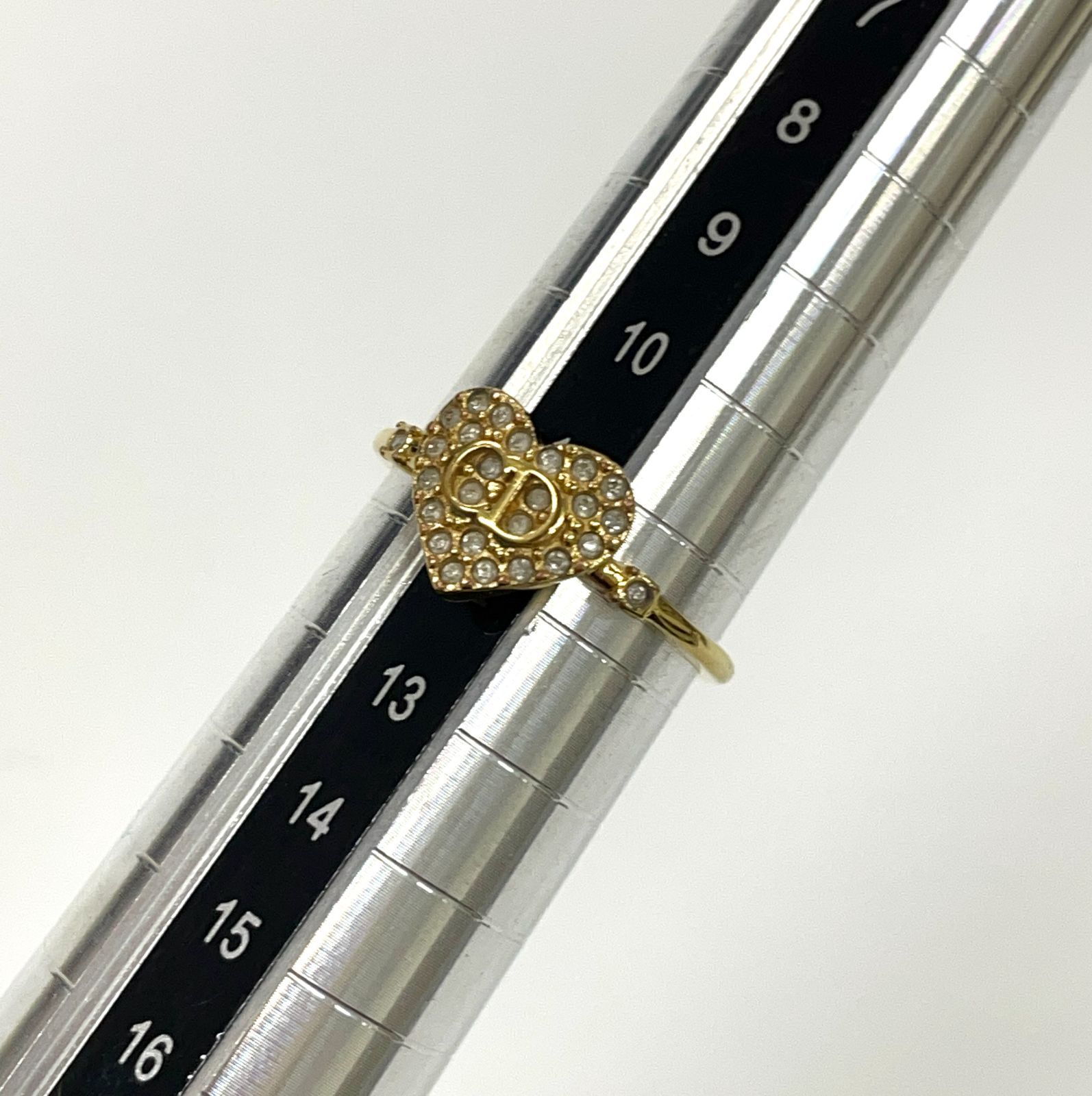 Christian Dior クリスチャンディオール CDハート リング M （実寸 
