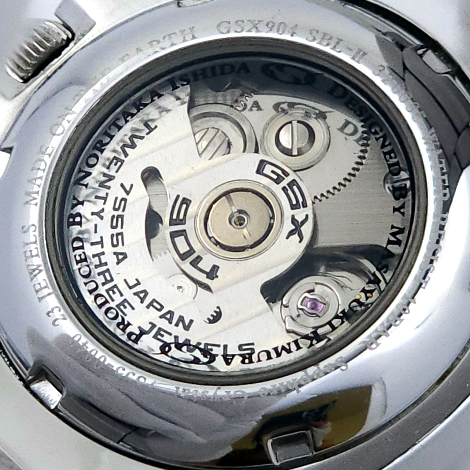 ☆良品 GSX GSX904 エグゼクティブ 7S55-0040 自動巻 動作品 裏スケ 