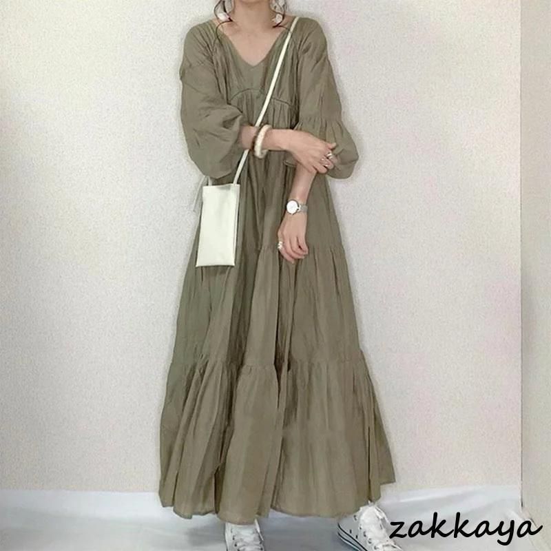 マキシワンピース きれいめ