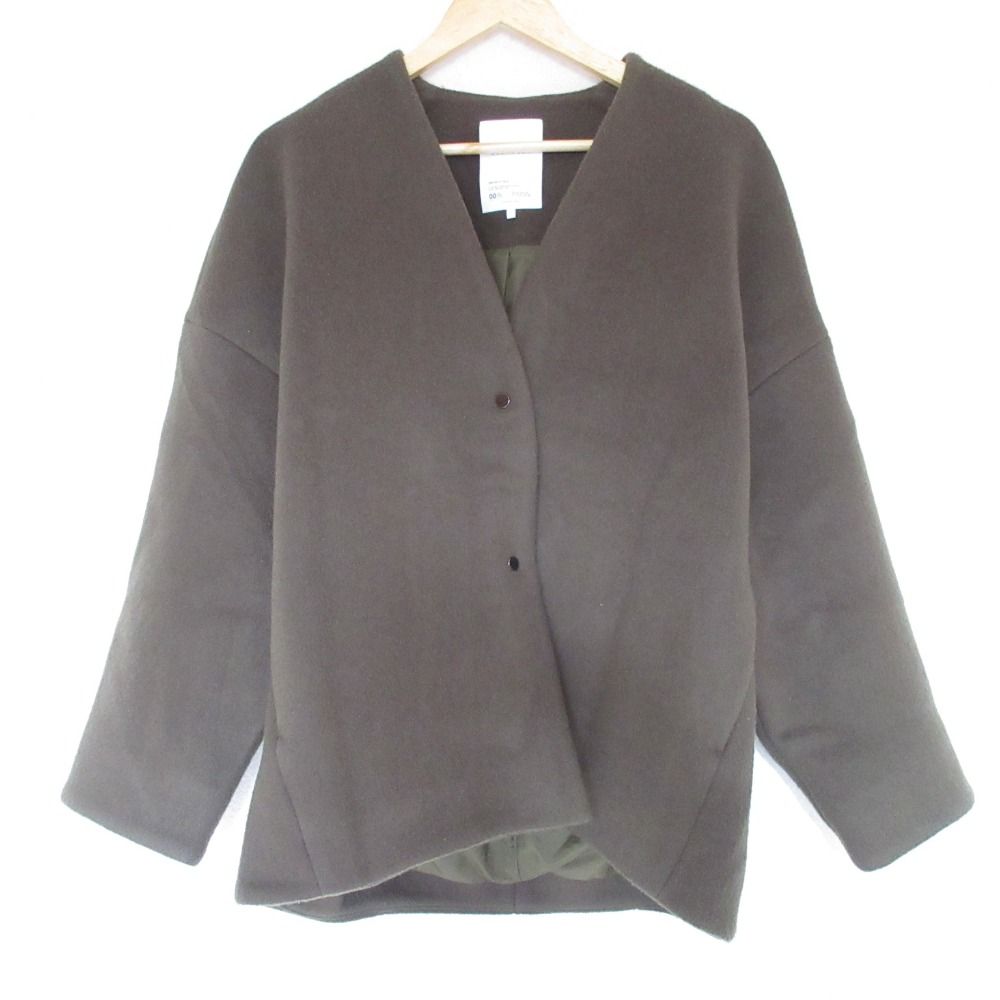 美品 22AW ELENDEEK エレンディーク FORM SHORT WOOL CT ノー 美品 22AW ELENDEEK エレンディーク FORM SHORT WOOL CT ノー