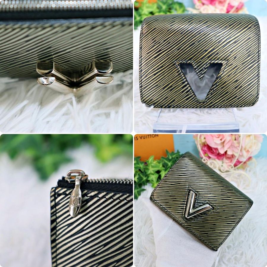 LOUIS VUITTON ポルトフォイユ・ツイスト コンパクト XS ゴールド