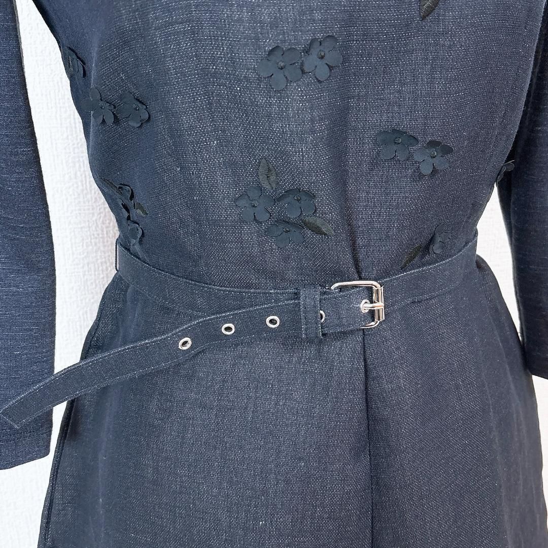 デニム地Aラインフ