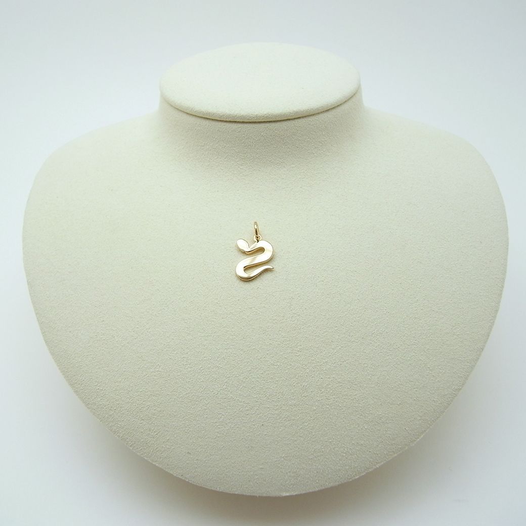 ポメラート ドド スネーク モチーフ チャーム 750YG Sランク