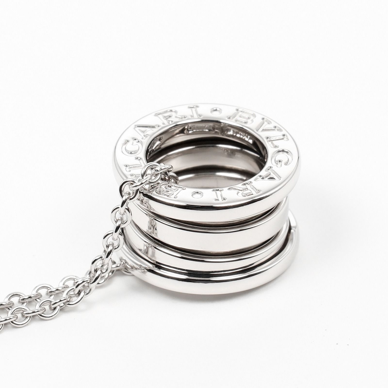 BVLGARI】ブルガリ ビーゼロワン B.ZERO1 K18ホワイトゴールド