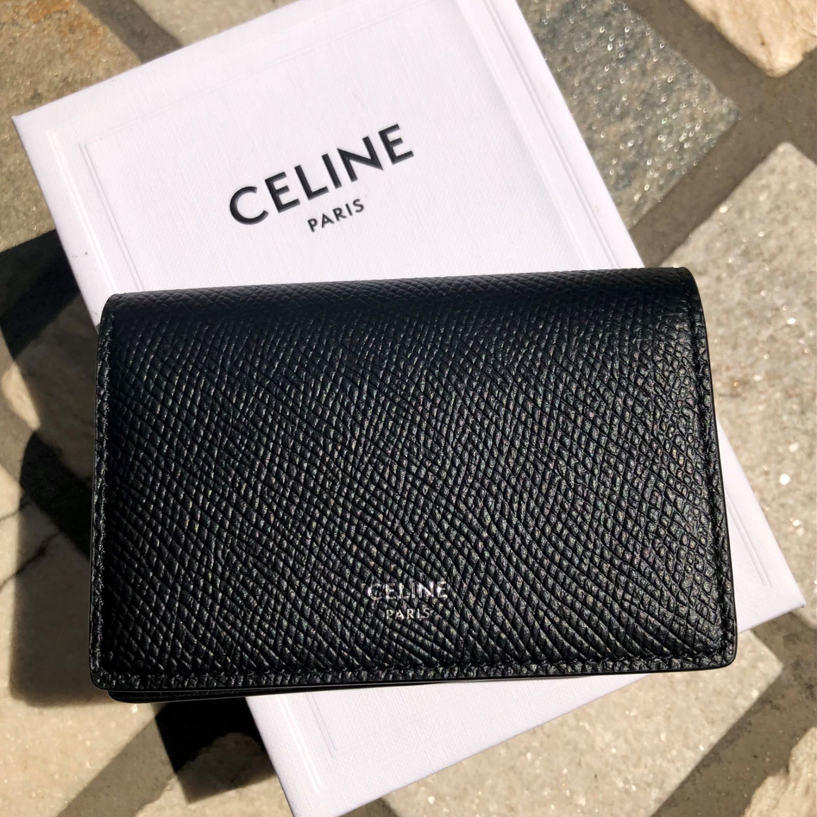 現行品【限定価格】セリーヌ CELINE ビジネスカードホルダー 名刺入れ 未使用 - メルカリ