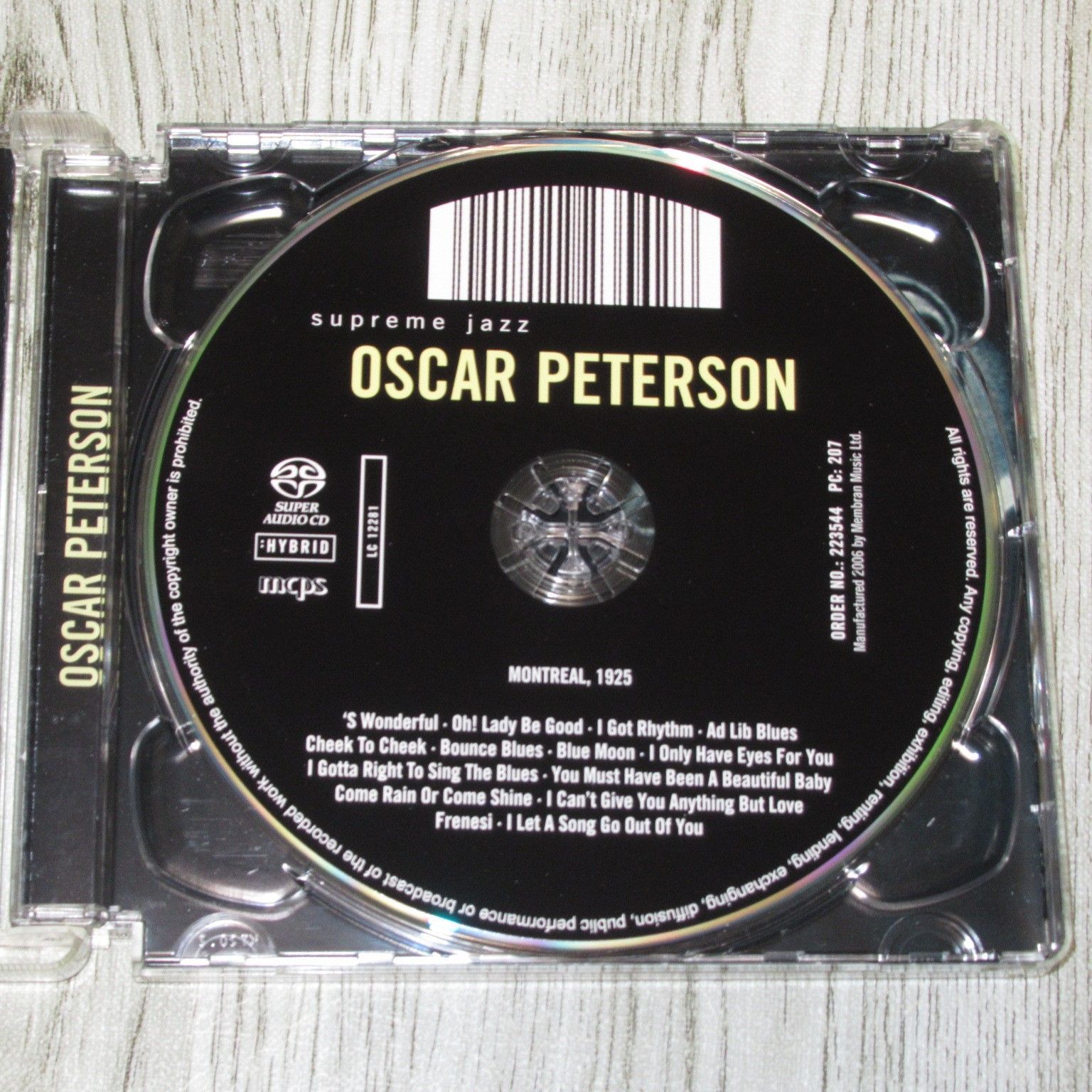 CD OSCAR PETERSON ハイブリッド SACD (HYBRID SUPER AUDIO CD