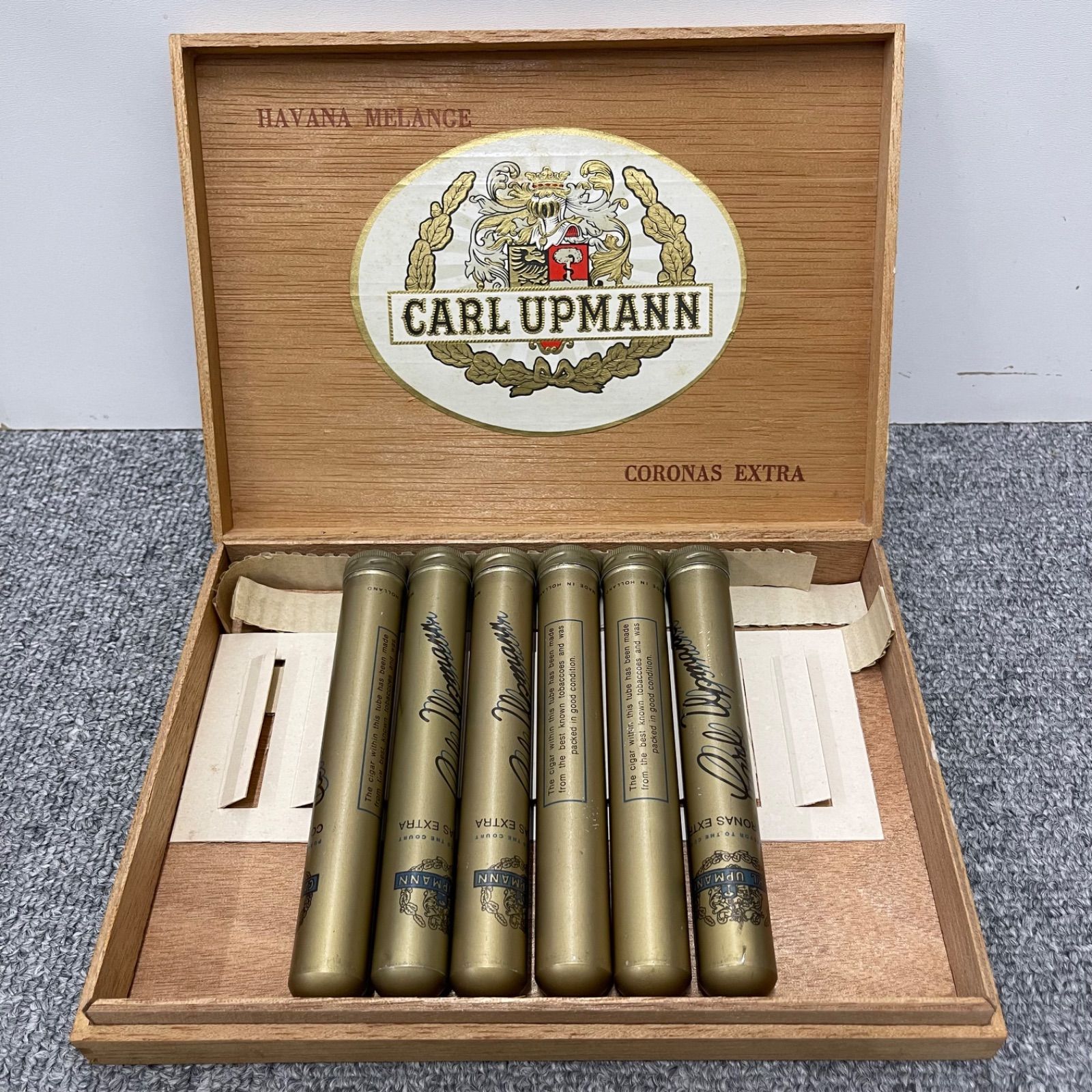 NPA】CARL UPMANN カールアップマン 葉巻ケース 空缶 - メルカリ