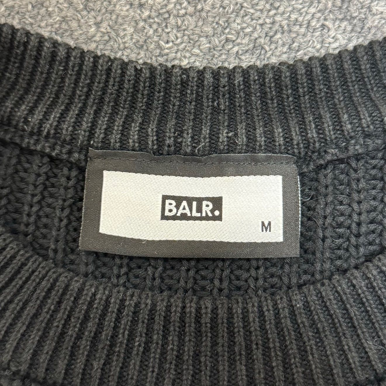 BALR. ワッペン クルーネック ニット セーター ボーラー M 55013A 