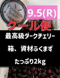 アメリカンチェリー 9.5(R) 2kg さくらんぼダークチェリーサクランボ