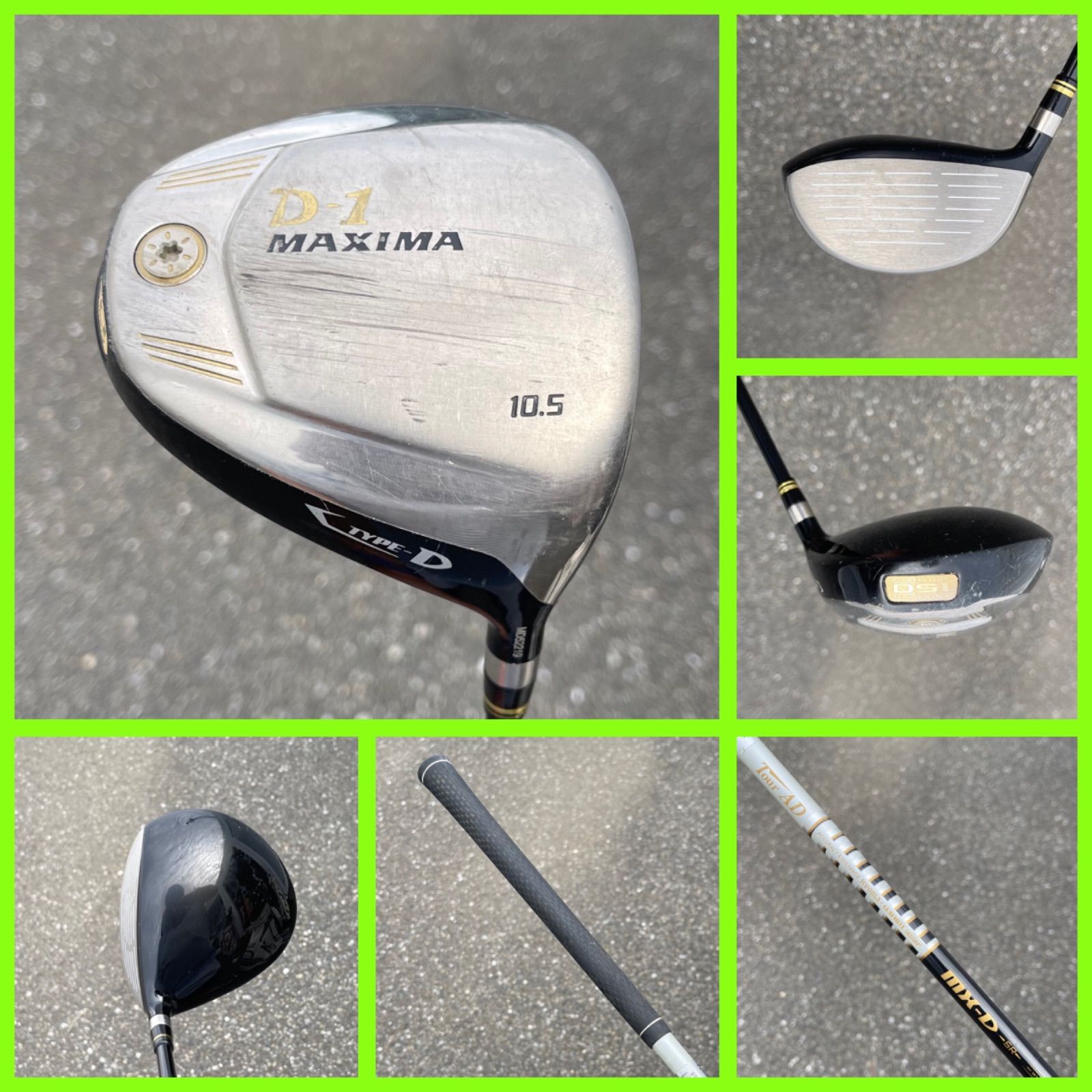 57-2210-G 再入荷 送料込み リョーマ ドライバー D1 MAXIMA 名器 TourAD SRフレックス 操作性の良いやさしくて よく飛ぶドライバーです