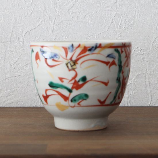 水月焼 楽山焼 在銘 天神蟹 浮彫 湯呑み 水月焼 蟹のYahoo