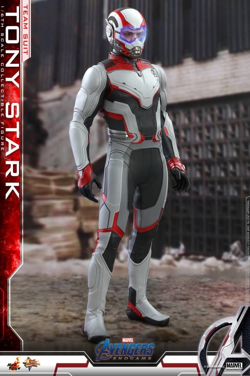 ホットトイズ 1/6 トニースターク チームスーツ アベンジャーズ　アイアンマン ホットトイズ 1/6 アベンジャーズ エンドゲーム トニー・スターク