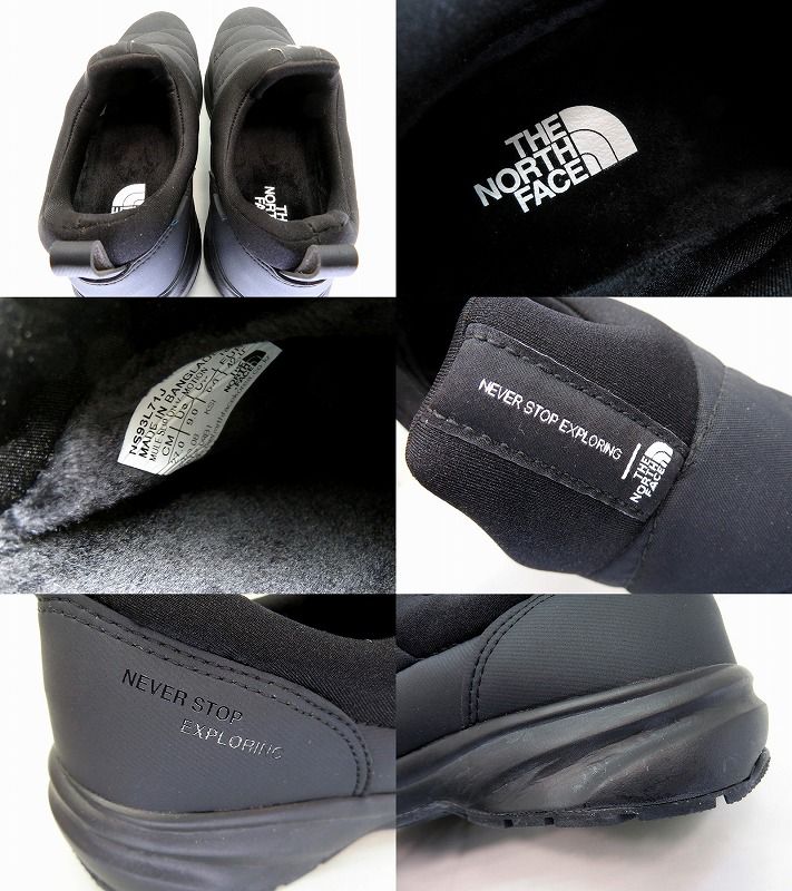 s24g-011k【中古】THE NORTH FACE ノースフェイス MULE SLIP ON V