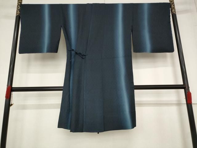 平和屋着物▽道中着 スリーシーズン 春夏秋 塵除け 和紗羅 暈し染め 反端付き 正絹 ♥ AABB5899st