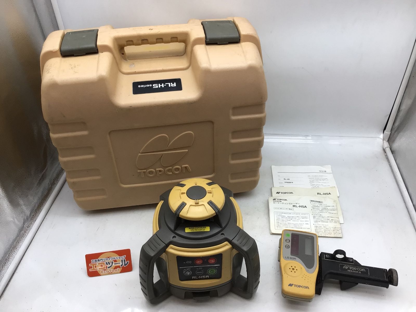 品 TOPCON |トプコン RL-H5A ローテーティングレーザー 受光器 LS-80A ITAQIEIJAQWH エコツール知立店 M02