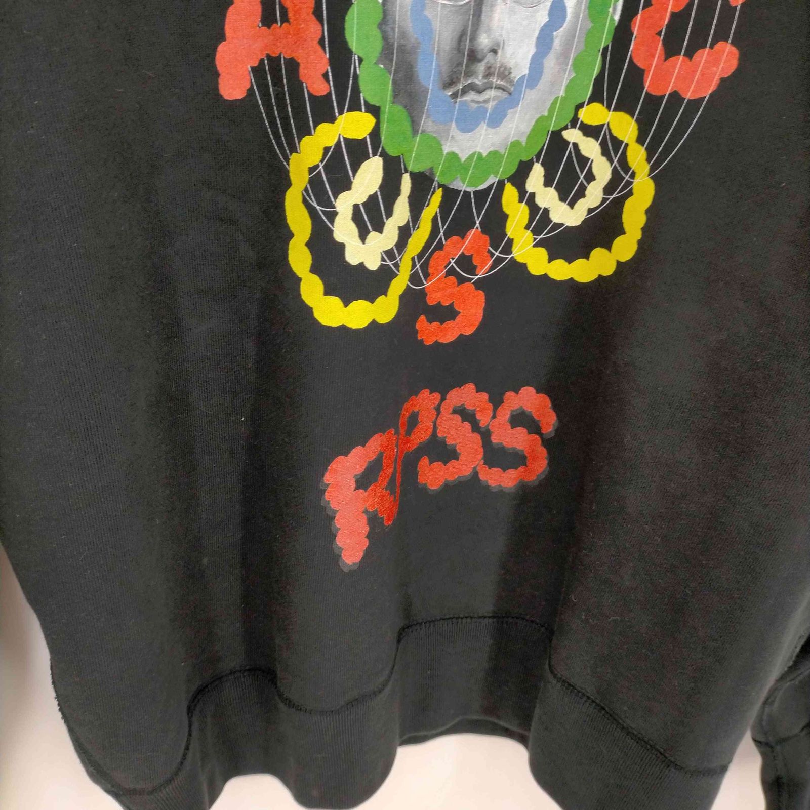 ユーズドフルギ USED古着 ラバープリントスウェット メンズ 表記無