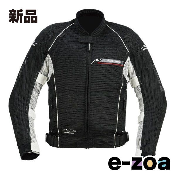 ROUGH-ROAD ラフアンドロード ダイレクトエアメッシュジャケットＦＰ ブラック プラチナシルバー Ｍサイズ RR7351BK|SV2 2649826
