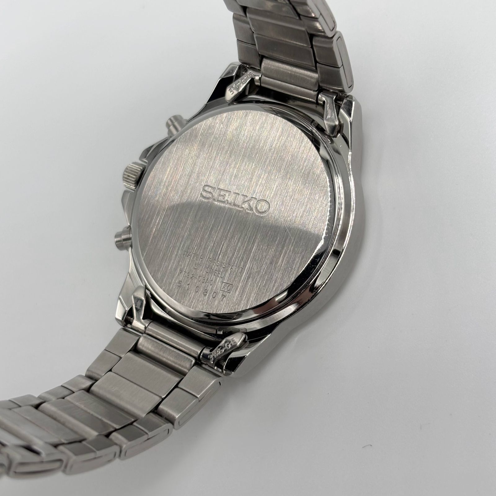 SEIKO セイコー クロノグラフ クオーツ 7T92-0BA0 稀少カラー 電池 