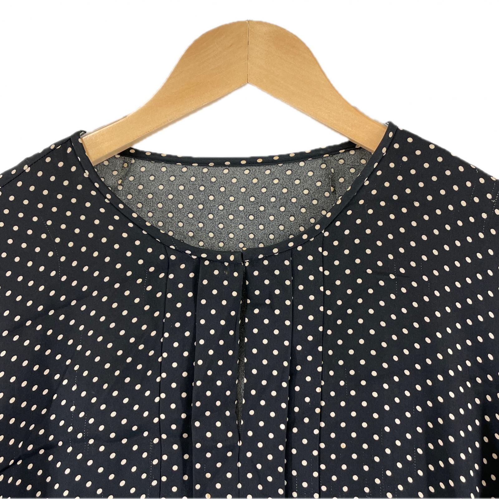 【38サイズ】BALLSEY ボールジィ シルク100% ドット ブラウス 長袖 中古・古着通販】BALLSEY (ボールジィ) コットンシルクドット