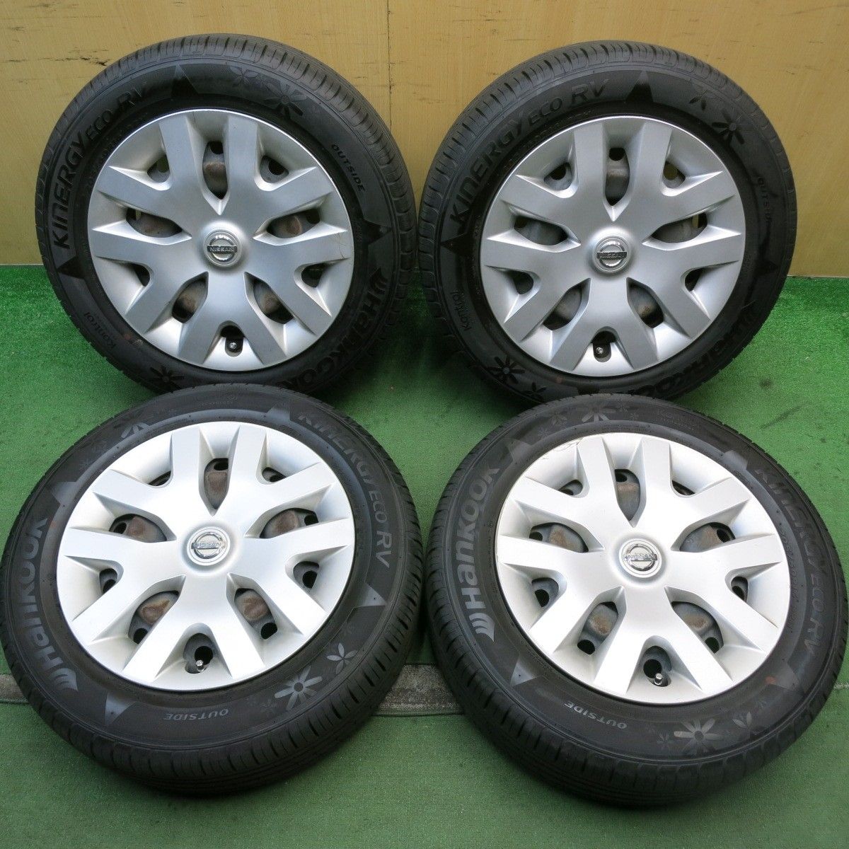 24年 日産 ジューク 純正 スチール 205 60R16 ハンコック キナジー ECO RV 16インチ PCD114.3 5H 5090603HAノ