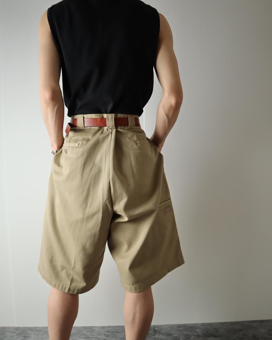 90s ディッキーズ Dickies ワイド ワーク ショーツ ハーフパンツ