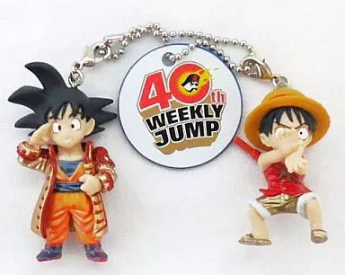中古　キャラクターグッズ　まとめ売り　ワンピース ドラゴンボール　バラ売り不可 ☆ドラゴンボールXワンピース☆40th☆weekly JUMPコラボ☆セット