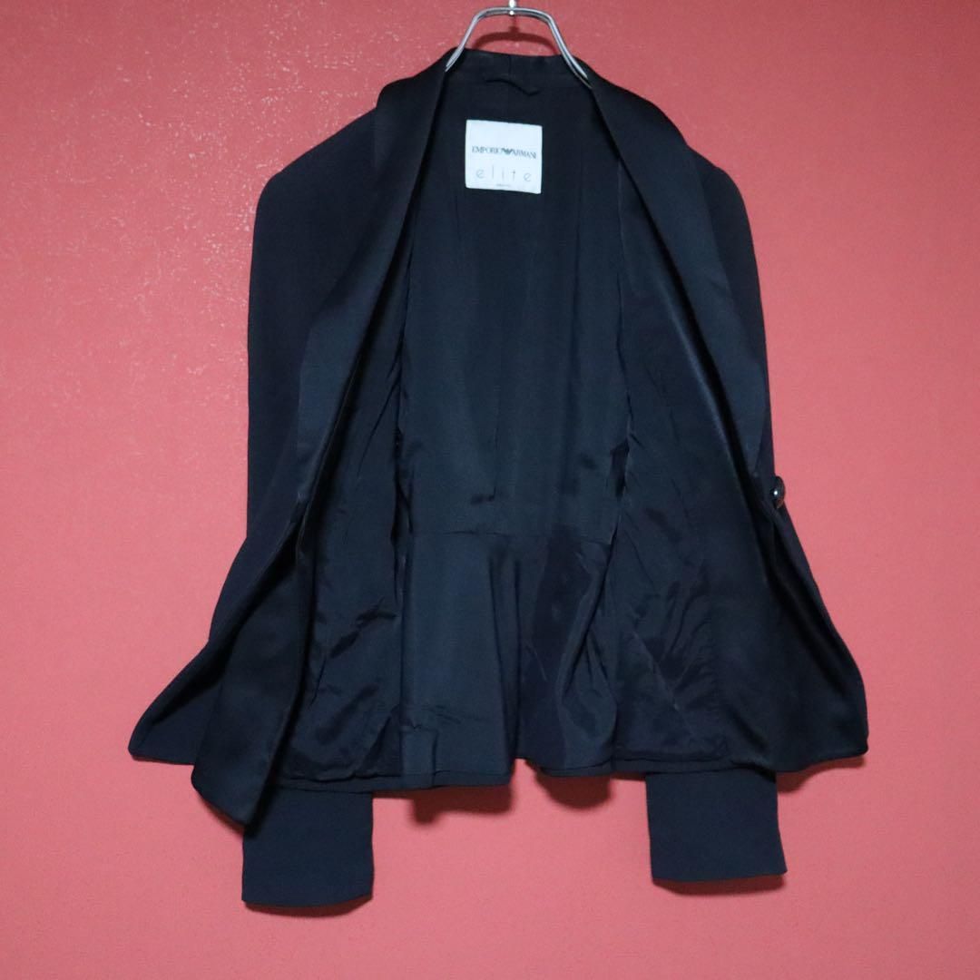 スペシャル】EMPORIO ARMANI 14AW 光沢切り替え ジャケット