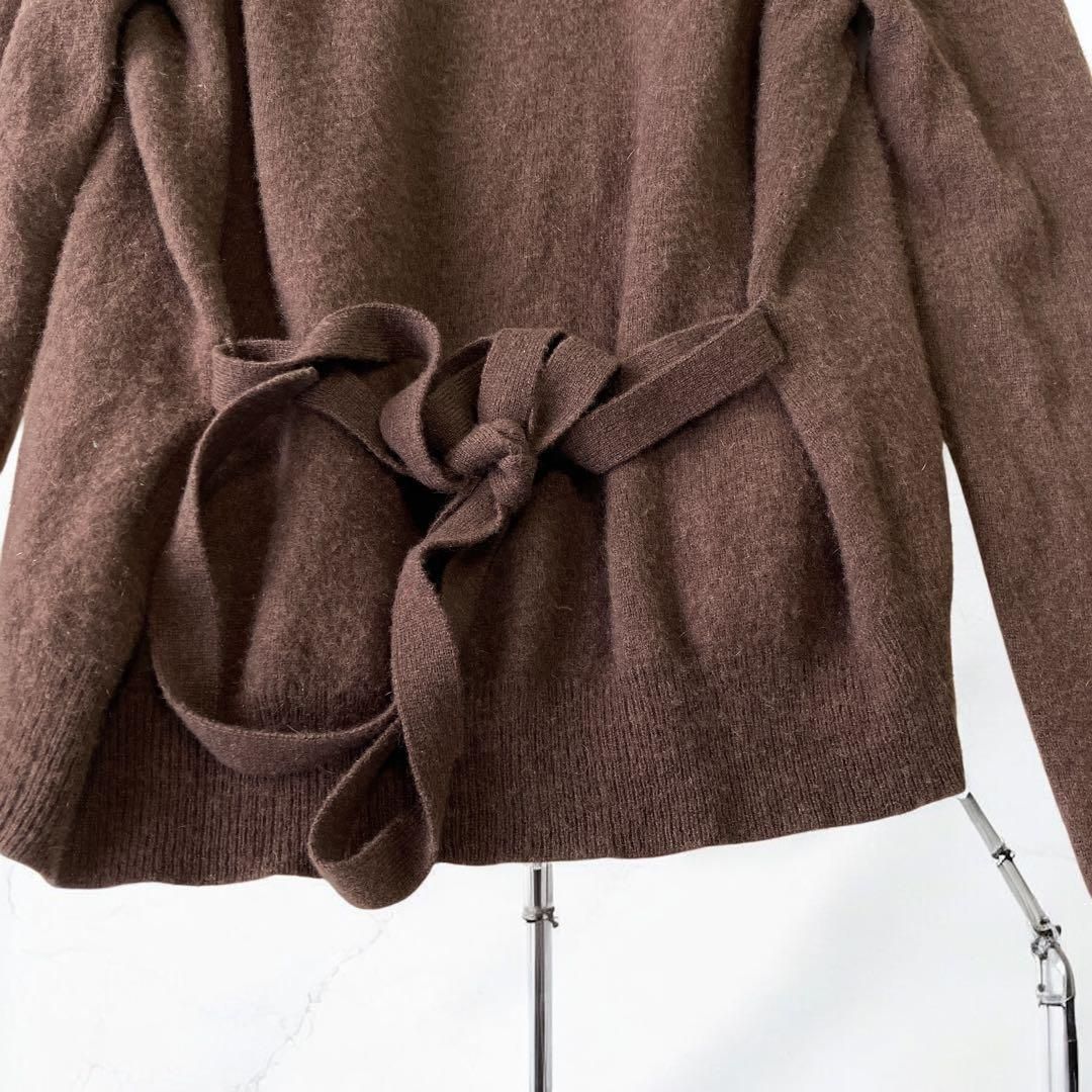 MaxMara マックスマーラ カシミヤ ベルトカーディガン ニットM 女性