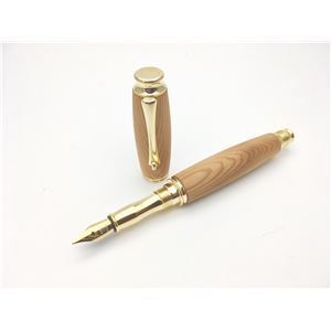 銘木材 万年筆|文房具 屋久杉 やくすぎ 日本製 中太字 文具 オフィス用品 ステーショナリー