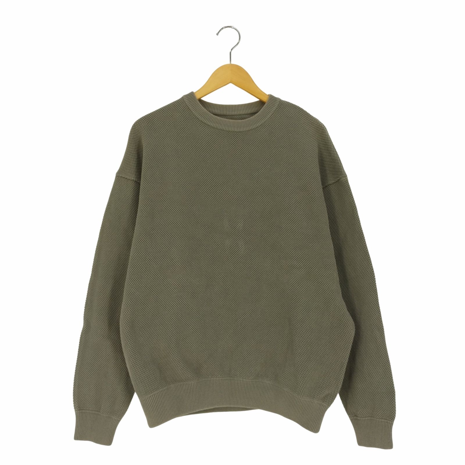 クレプスキュール crepuscule moss stitch L/S sweat 鹿の子