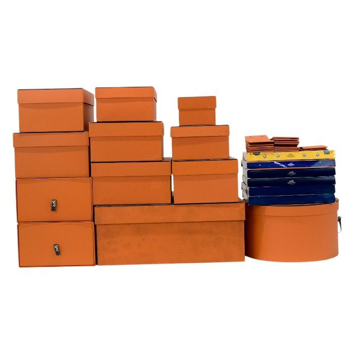 HERMES エルメス 空箱セット BOX /紙袋 ブランド 38点まとめ お買い得