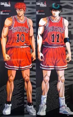 SLAM DUNK 桜木花道 流川楓　等身大タペストリー 中古】ポスター・タペストリー 桜木花道/流川楓 等身大