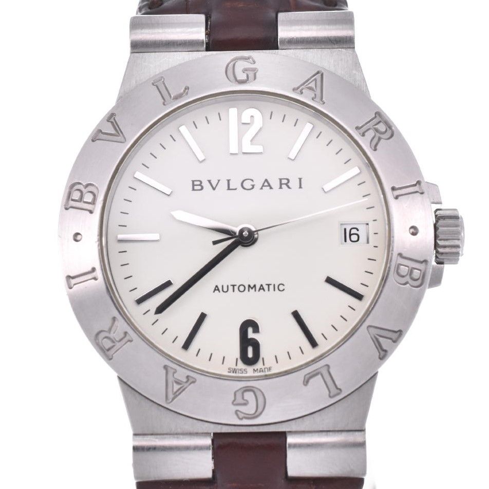 ブルガリ BVLGARI LCV35S ディアゴノ スポーツ デイト 自動巻き メンズ 