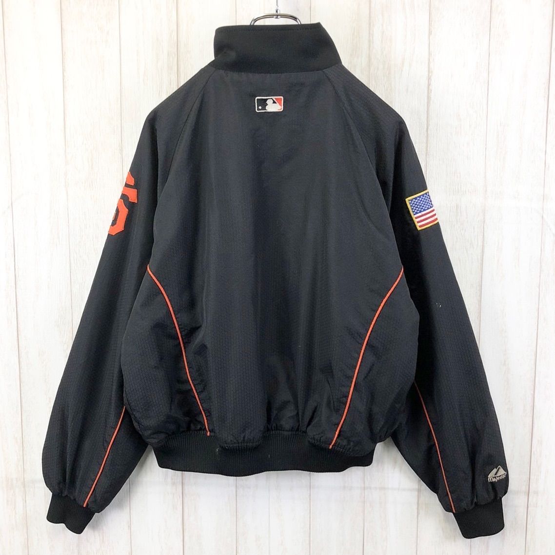 Majestic マジェスティック MLB サンフランシスコ ジャイアンツ SAN FRANCISCO GIANTS トラックジャケット  ベースボールジャケット